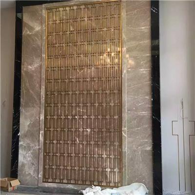 不锈钢镂空花格 承接酒店会所金属屏风装饰工程