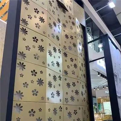 冲孔雕花镂空铝单板定做 雕花板屏风 锦城建材