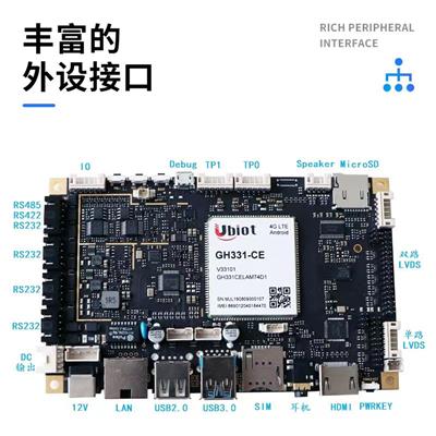 深圳安卓主板智能商显 工控板 6路USB接口