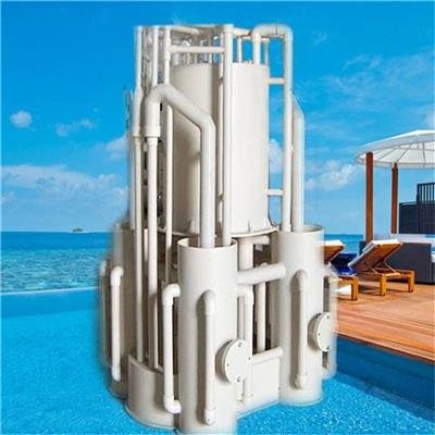 重力式水上乐园游泳池自动化水处理设备 水处理曝气滤机