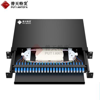 抽拉式24口光纤终端盒SC单模多模OM3