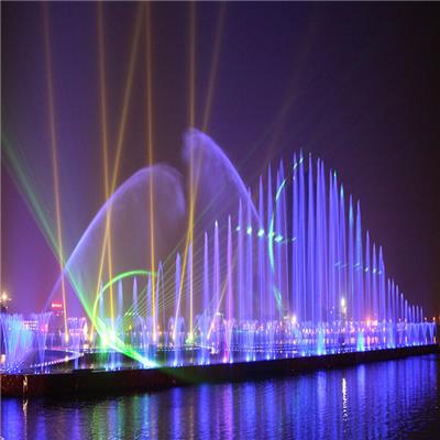 贵州广场大型水池音乐喷泉设计制作