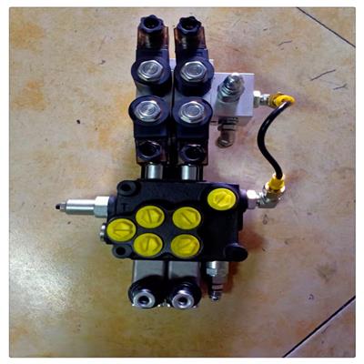 电液控多路阀电控分配阀DCV60三路电压12V/24V可配无线遥控器