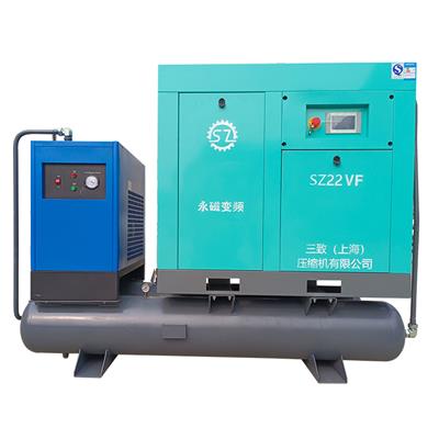 吉林省梅河口市三致永磁变频空压机SZ22VF砖厂机器人定制款