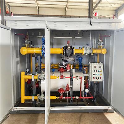 百亚沥青拌合站供气设备 气调压撬 CNG减压供气设备
