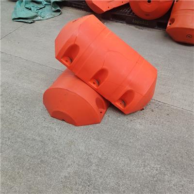 寧波攔污浮筒廠家 柏泰橙色對夾攔污浮筒 安裝簡單