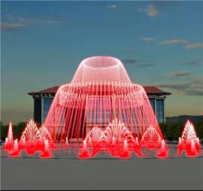 安康湖泊音乐喷泉设计 一维二维数控喷泉