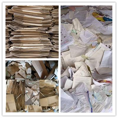 上海大量回收箱切边纸黄纸板打包纸报纸书刊牛皮纸废纸箱白卡纸废纸筒