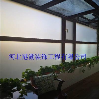 北京辦公室寫字樓玻璃貼膜隔熱膜磨砂膜防爆膜