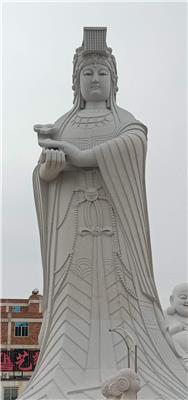 惠安海亨石雕手工雕刻人物石雕妈祖雕像