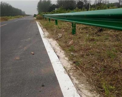 四川成都高速公路波形护栏 热镀锌防撞板 乡村道路绿色护栏