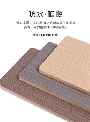 衡水竹木纤维木饰面板安装