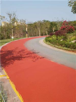 彩色路面混凝土 彩色防滑路面 多年行业经验