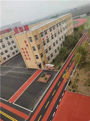 杭州彩色路面施工 粘石透水混凝土路面
