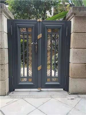 永川铝艺庭院门维修 加工定做 铝艺庭院门护栏围栏