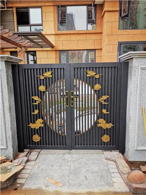 按需定制 垫江铝艺庭院门样式 铝艺别墅庭院门