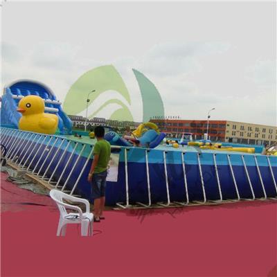 大型移动水上乐园支架水池游泳池水上游乐设备可定制