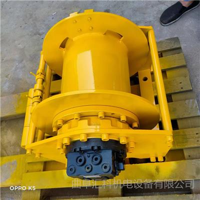 四川厂家供应钻井机钻杆提升高速3吨卷扬机液压油控制多片式刹车