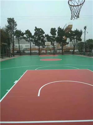 室外篮球场地面翻新 丙烯酸篮球场建设