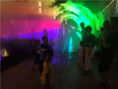 南京激光灯梦幻时空隧道北极光极光云户外暖场激光秀表演