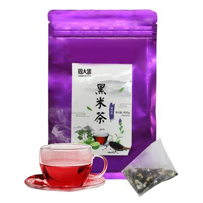 陕西周大黑青柑黑米茶生产厂家 双亚粮油工贸有限公司 黑米茶