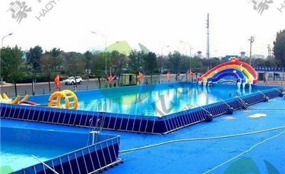 山东户外儿童水上乐园成人支架游泳池儿童戏水池规格可定做