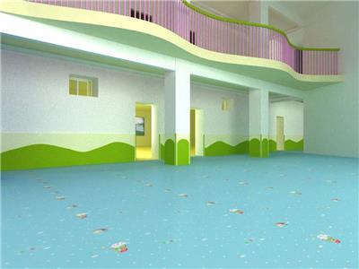 高端幼儿园室内PVC地板 室内装修PVC地板保养