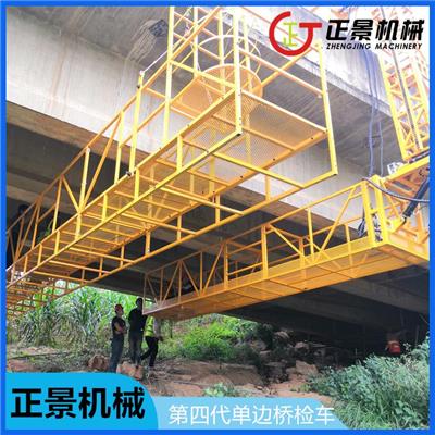 高速桥梁集中排水作业吊篮 立交桥雨水管施工设备