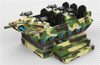 银河幻影VR六人坦克形状战车9DVR多人动感影院VR体验馆游戏设备
