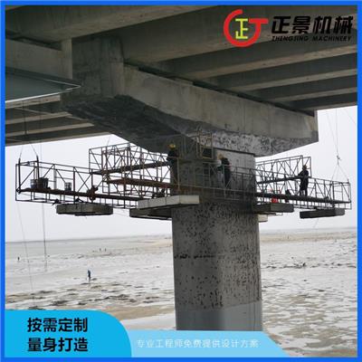 桥梁检修作业车 桥底喷砂施工作业车