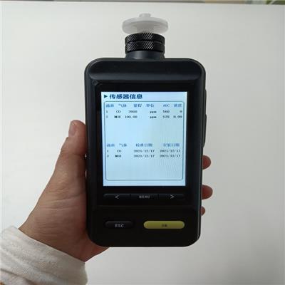 制药手持式臭氧检测仪 小型CO2气体检定警报仪 标配手电筒