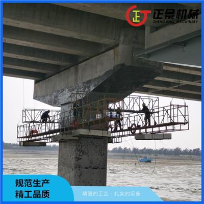 大桥安装支座施工移动平台 桥梁喷涂施工作业车