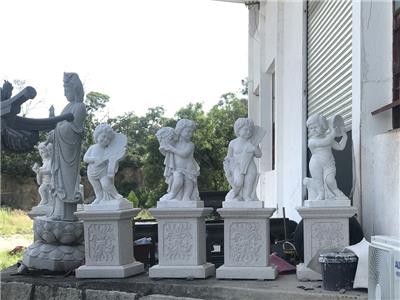惠安海亨石业石雕汉白玉西方人雕像欧式人物雕塑天使工艺品