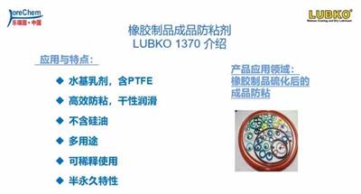 上海乐瑞固LUBKO1370橡胶制品防粘剂