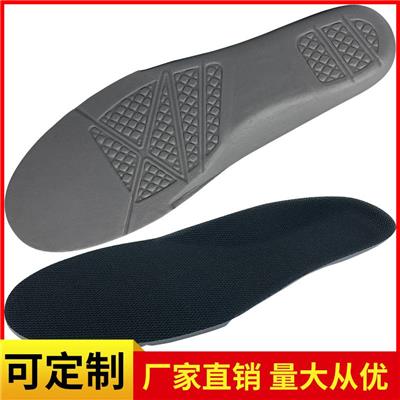 开发定制 eva鞋垫男冷压成型BK布透气网布防滑耐磨运动鞋垫加工厂