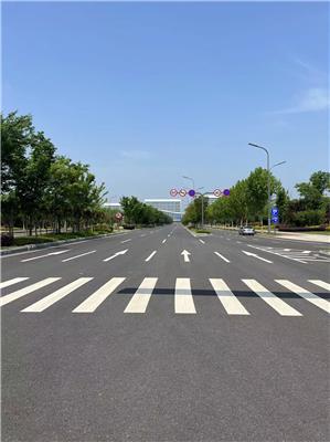 南京道路划线-目赏斑马线人行横道线划线