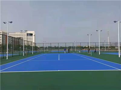 国家网球场球地建设