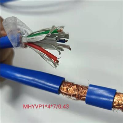 矿井电缆 MHYVP2*2*7/0.43煤矿用编织屏蔽电缆 沧州天*缆有限公司