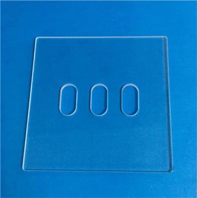 光学镀膜玻璃异型切割隔热玻璃激光打孔误差小精度高生产