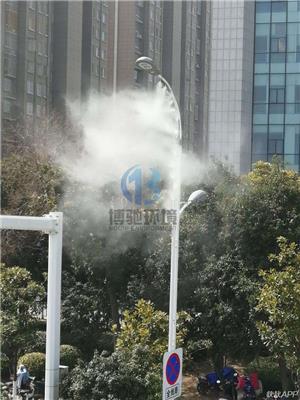 路灯杆喷雾系统-高压喷雾除尘设备-重庆博驰环境