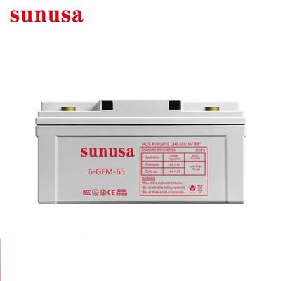 SUNUSA铅酸免维护蓄电池65AH