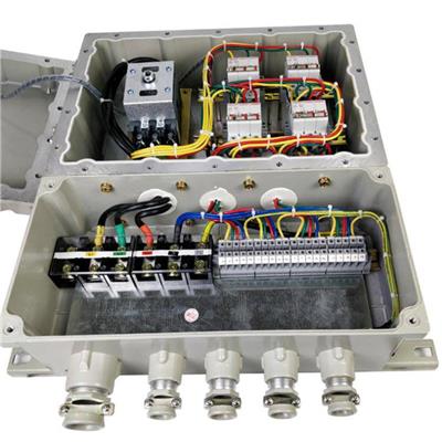 防爆电机阀门控制箱 BXK现场远程操作箱 按钮箱 铝合金材质IIBT4
