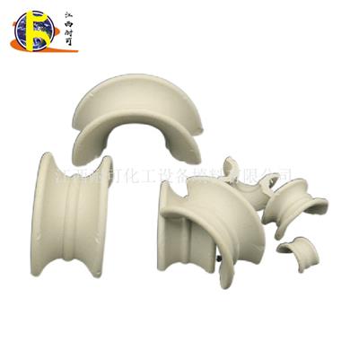 耐可化工 陶瓷矩鞍环填料由于其具有高的密度和优异的耐酸耐热性能