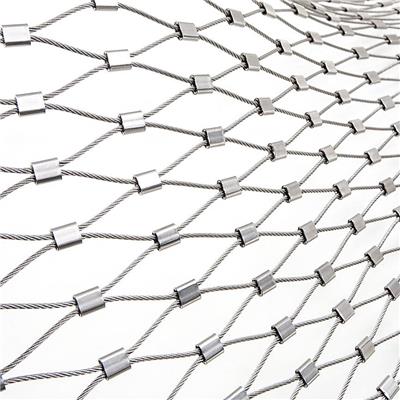 一楼防高空抛物防坠物隐形安全防护网 不锈钢防坠绳网厂家定制规格