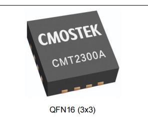 华普微低功耗双向无线通讯射频芯片CMT2300A收发器