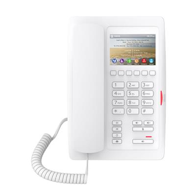 白色IP电话机*机座机彩屏6个速拨键五星级酒店宾馆客房商务老板局域网呼叫秘书SIP服务器IPPBX交换机