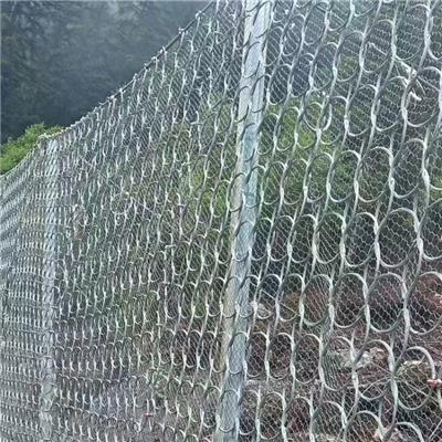 建雄钢丝绳拦石网环型网被动网主动网边坡防护工程