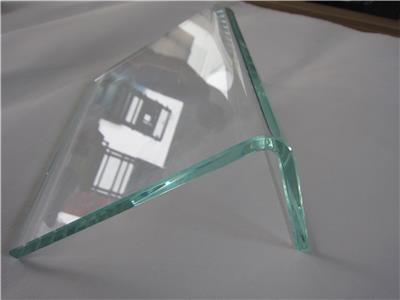 坤豪厂家 玻璃热弯深加工灯饰钟表玻璃 异形弯曲玻璃面板