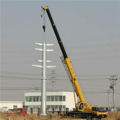 河北出售10KV电力铁塔 钢制电线杆价格 13米钢管杆型号