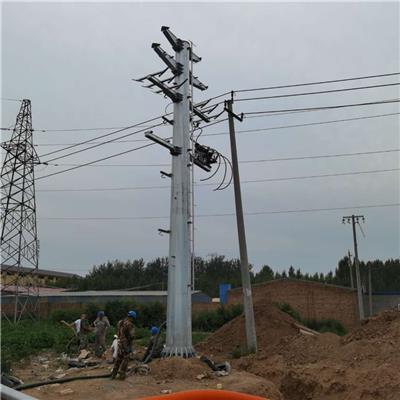 电力铁塔实体生产厂家 15米输变电钢管杆 高压杆塔价格